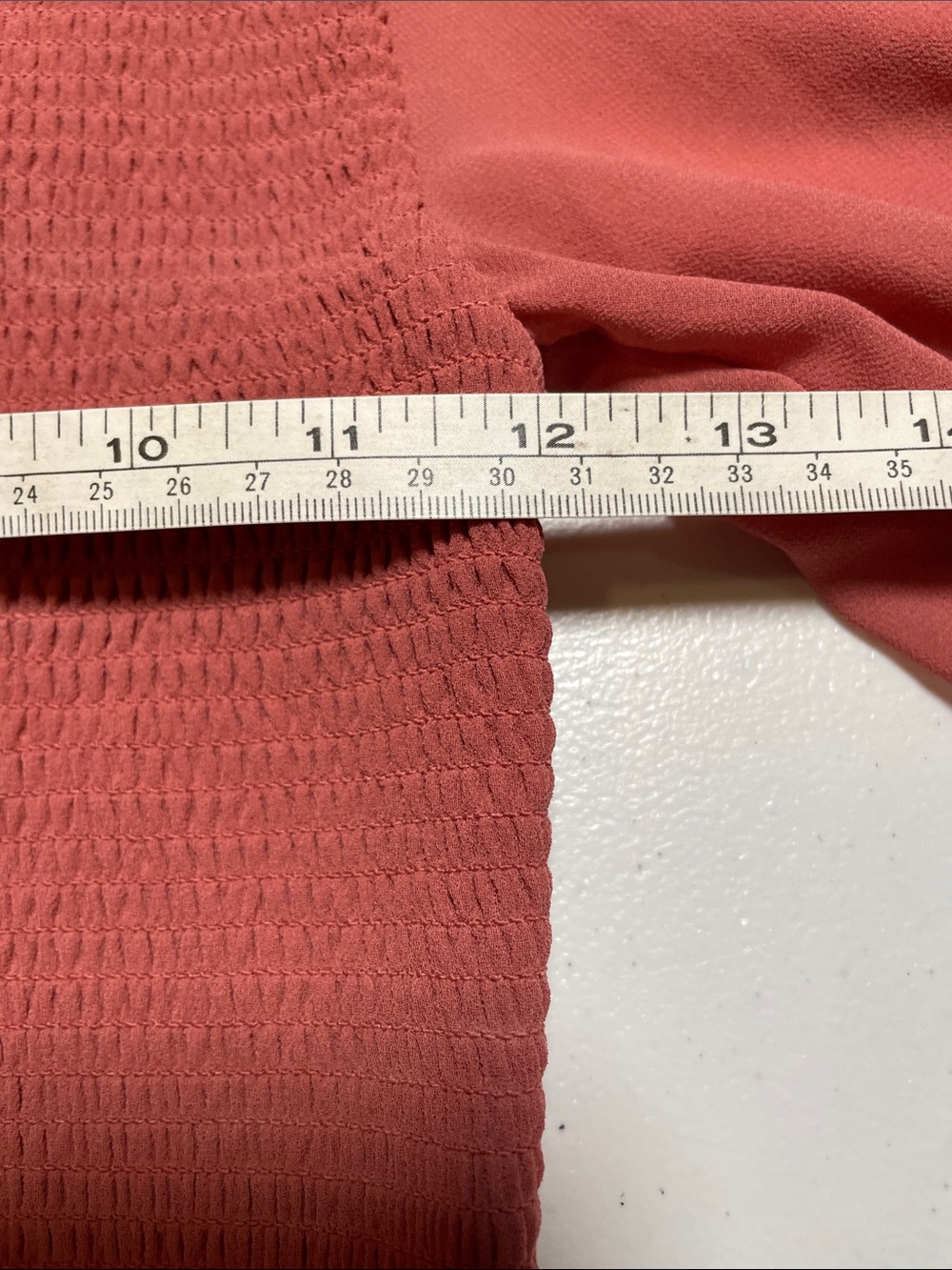 NWT Aritzia Wilfred Tempest blouse in a terracotta pink shade. Size XXS. - Picture 10 of 11